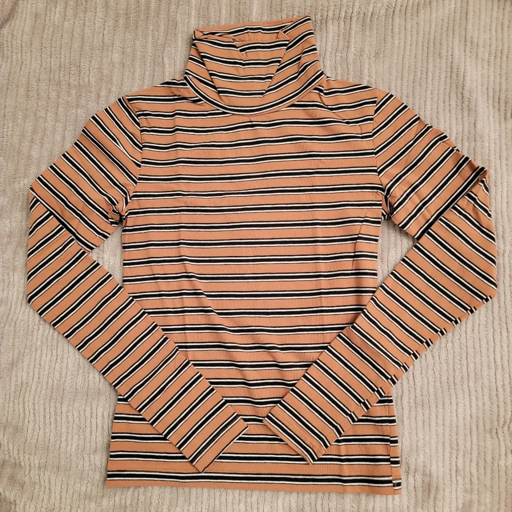 Urban Outfitters || striped longsleeve turtleneck